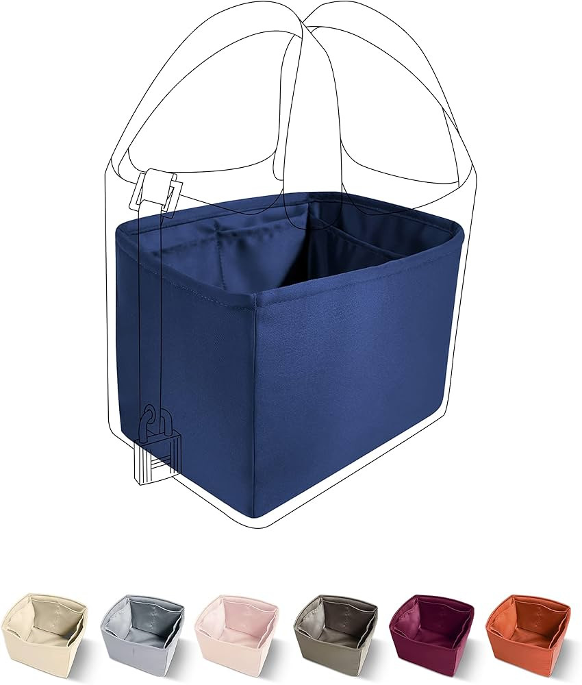 DGAZ Purse Organizer Silky Smooth Fits picotin 18/22 Bags,Silk,Luxury Handbag Tote in Bag Shapers... | Amazon (US)