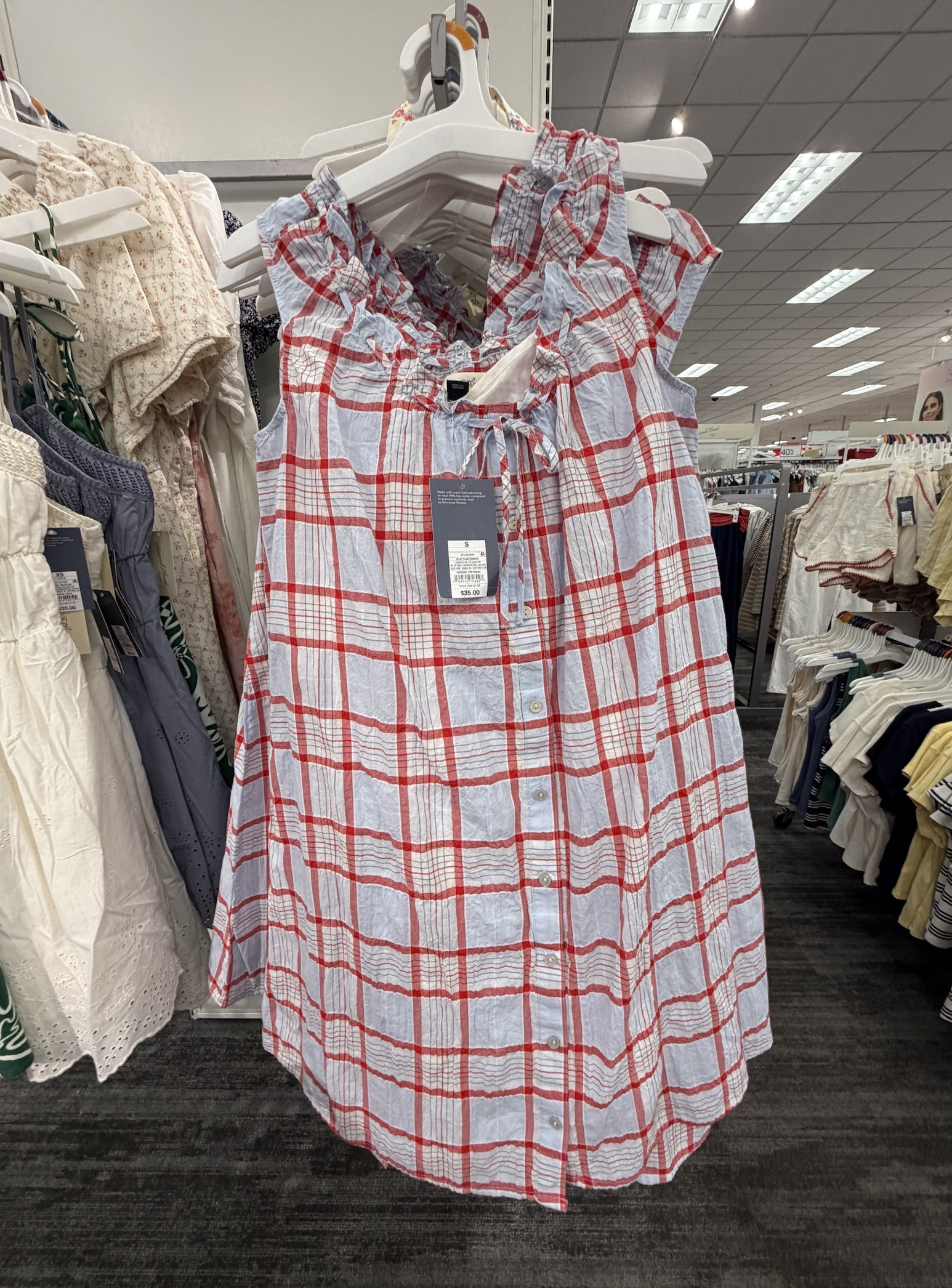 Okay, ladies! Your 4th of July outfit is here! I just love this little mini dress, the length is perfect and it's so lightweight for a warm summer day!

Target fashion, target finds, red white and blue outfits, 4th of july outfit, summer dress 

 #LTKootd #LTKOver40
