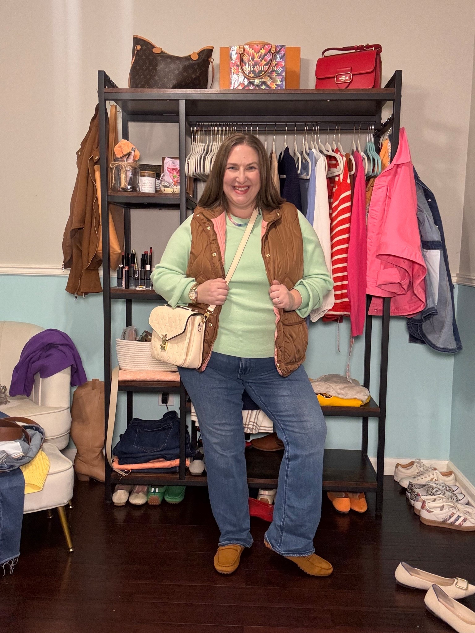 A day of outdoor shopping, in and out of shops, and a great lunch called for some warmer clothes & layers  

#LTKOver40 #LTKPlusSize #LTKSeasonal