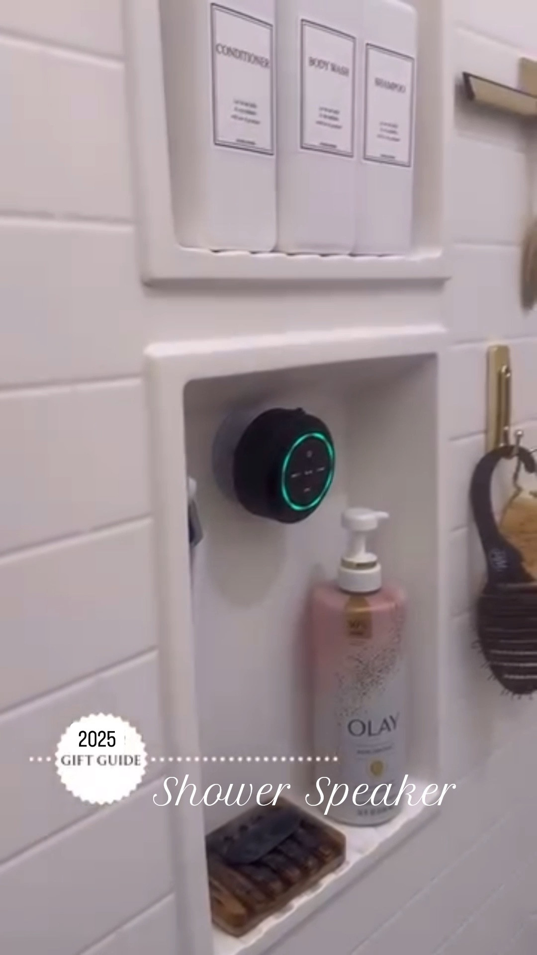 I love this Bluetooth shower speaker. You know how much I connect with music. This makes an excellent holiday gift, stocking stuffer, or even white elephant gift. 

#LTKGiftGuide #LTKHome #LTKselfcare