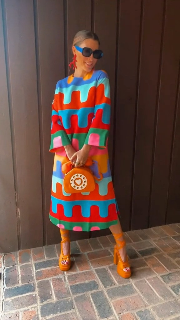 All the colors, perfect dress for pride month and every month. Phone purse actually works as a phone! ❤️💛💜🧡💚💙

#LTKfit #LTKshoecrush