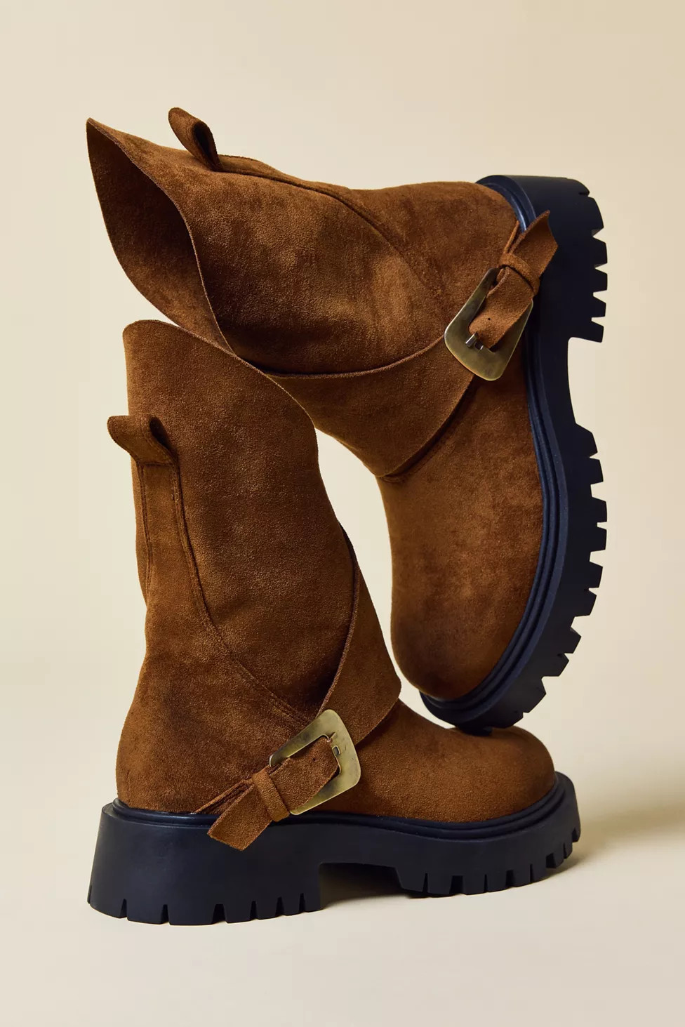 Azalea Wang Phrixus Asymmetrical Combat Boots | Urban Outfitters (US and RoW)