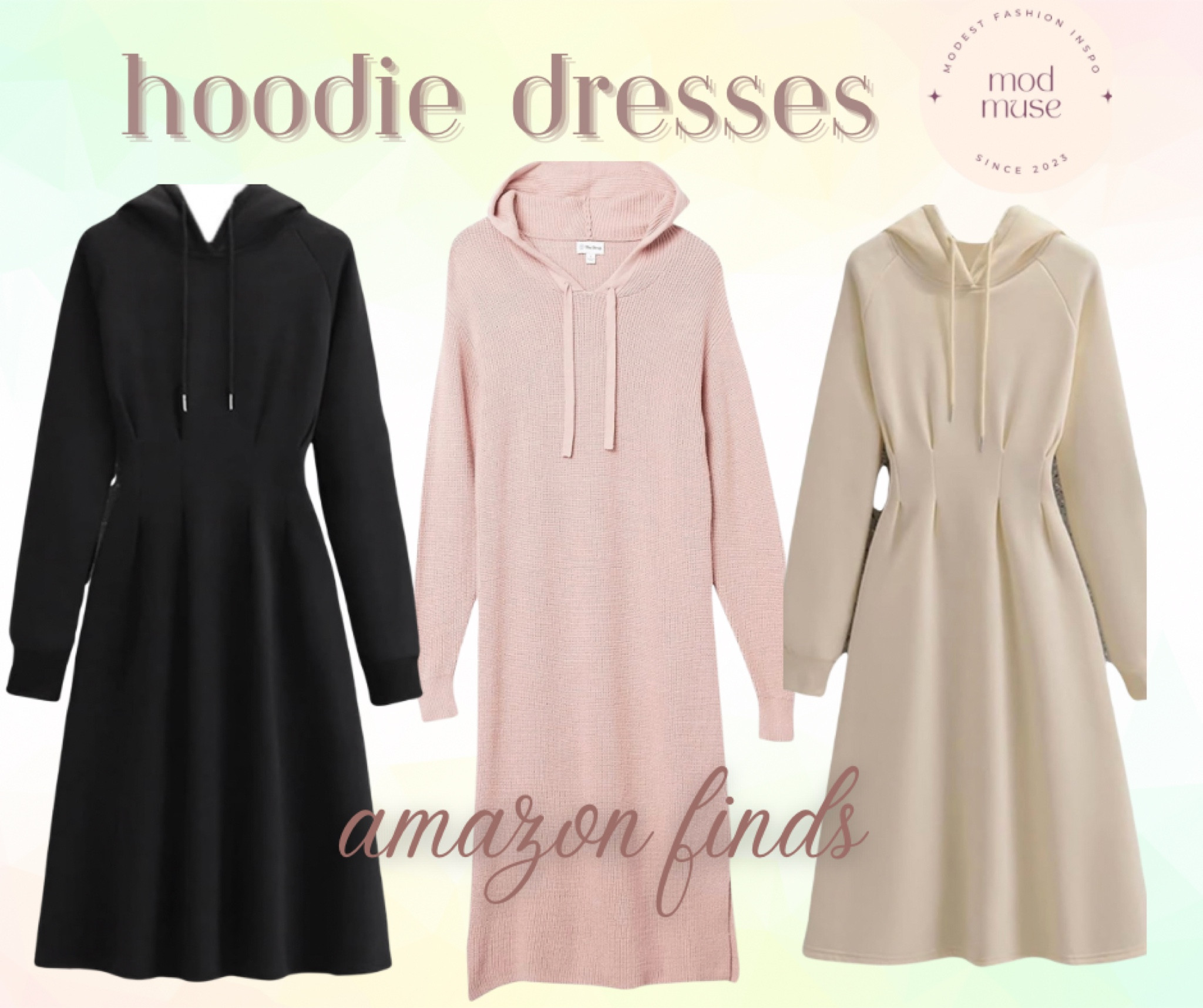 long hoodie dress amazon Long Hoodie Dress for Women | Warm Sweatshirt With Long Sleeves and Pockets  | Handmade