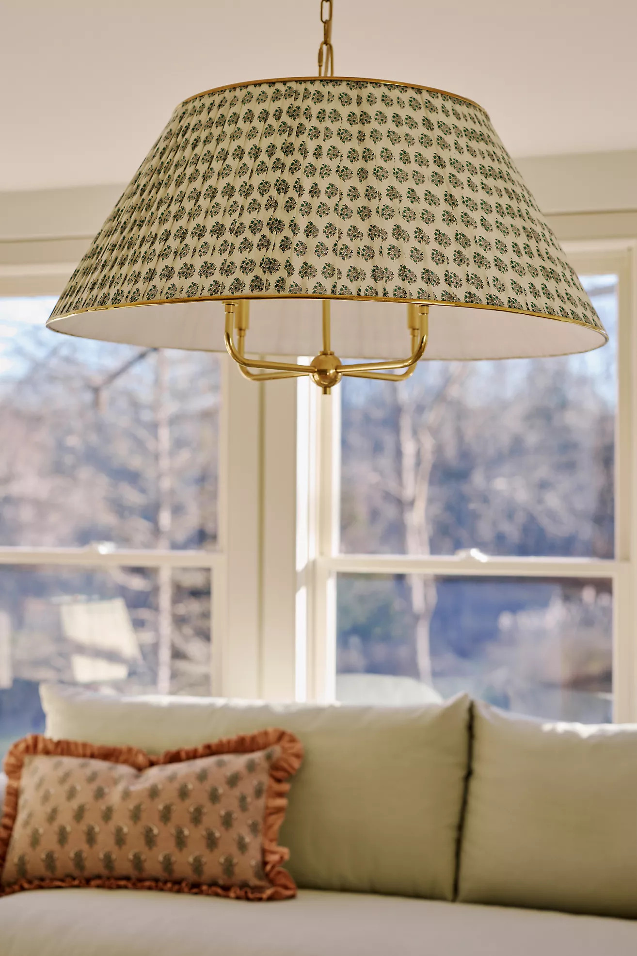 Lee Ruched Printed Chandelier | Anthropologie (US)