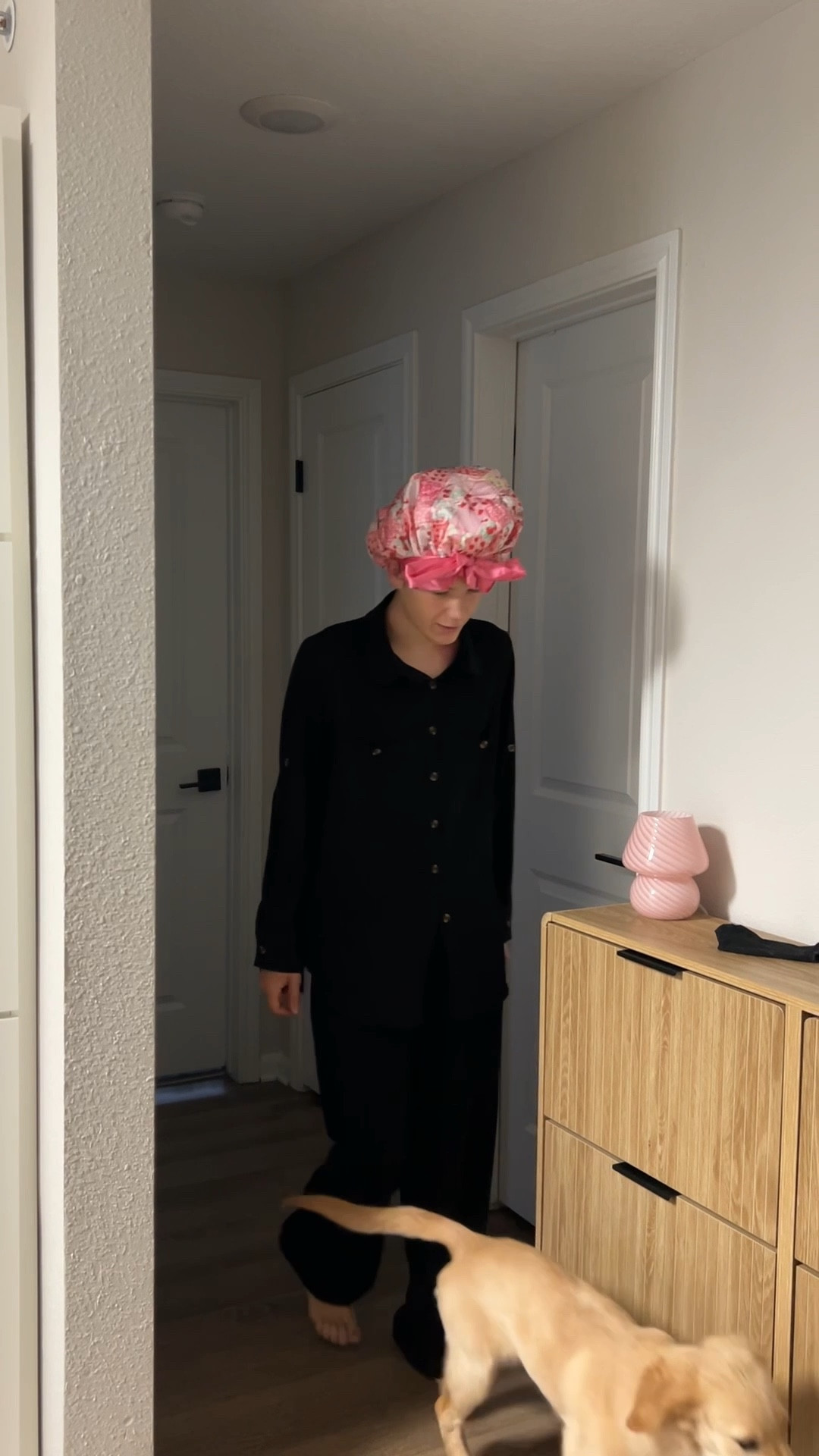 Daisy was chewing my hands before🤣🖤☁️🎬🦓🧖🏼‍♀️ she woke up and chose violence! She did let me sleep till 8 today which was very nice! Yesterday she pulled a 7:22! 

#LTKmorningroutine #LTKdayinmylife #LTKvlog