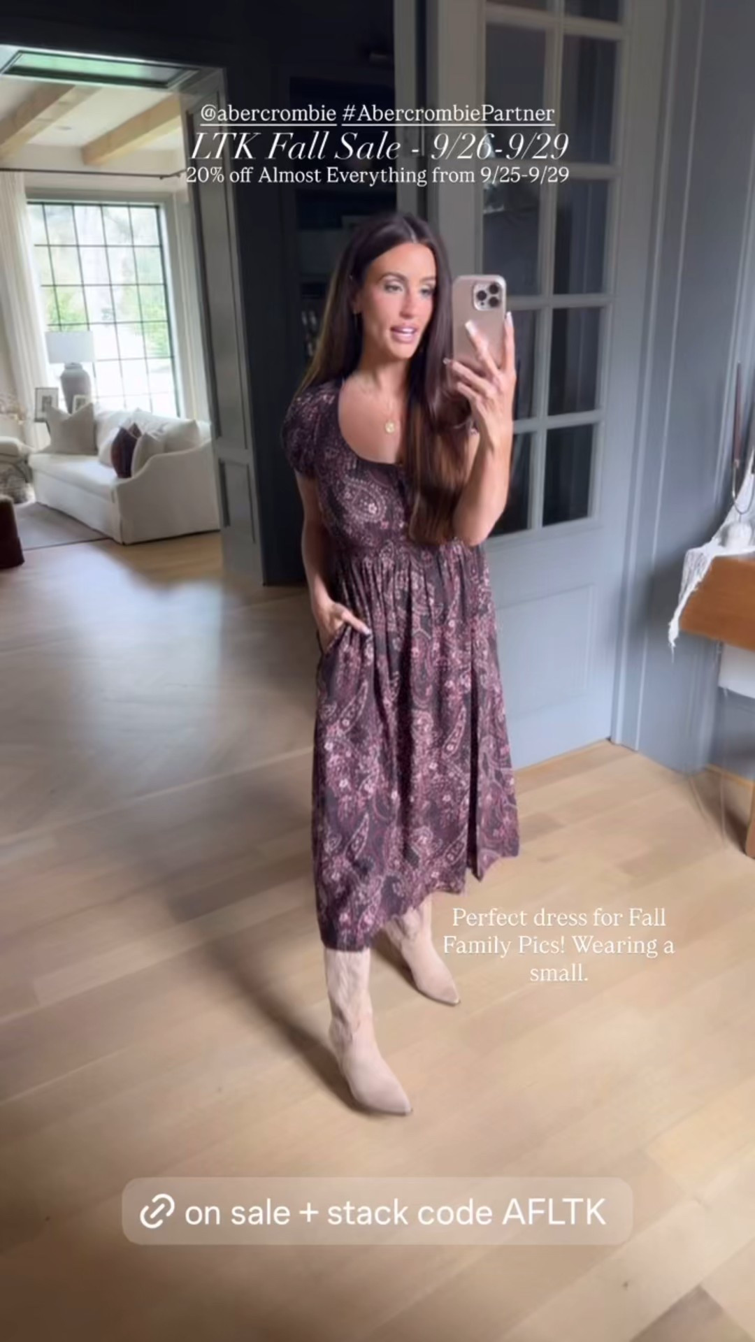 #AbercrombiePartner
Use code AFLTK to get an additional 25% off everything at checkout from 9/26/25-9/29/25 in US/CA. @abercrombie

#LTKSaleAlert #LTKFindsUnder100 #LTKFallSale