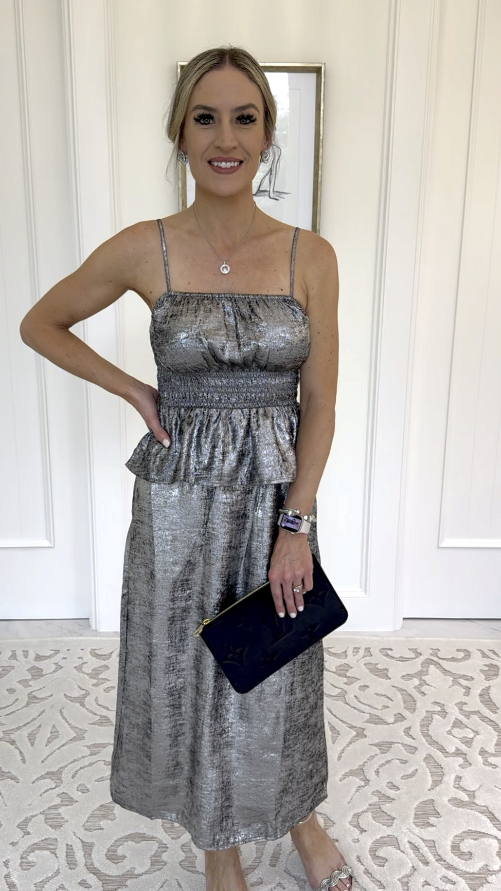 ✨ Holiday Outfit ✨ This shines satin skirt and top set is very soft and flattering. It also comes in a dress version. You can pair the top with other slacks and skirts or jeans, and the skirt with other blouses or sweaters. Very cute!  It’s perfect for a Thanksgiving outfit or Christmas outfit OR even a New Year’s Eve outfit. Plus it’s 50% off right now!

#everypiecefits

#LTKHoliday #LTKVideo #LTKSeasonal