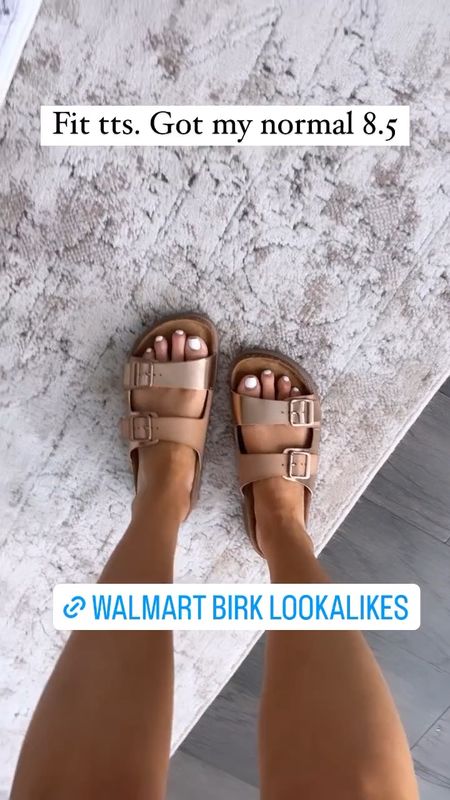Birkenstock look for less at Walmart! 

Lee Anne Benjamin 🤍

#LTKsalealert #LTKstyletip #LTKshoecrush