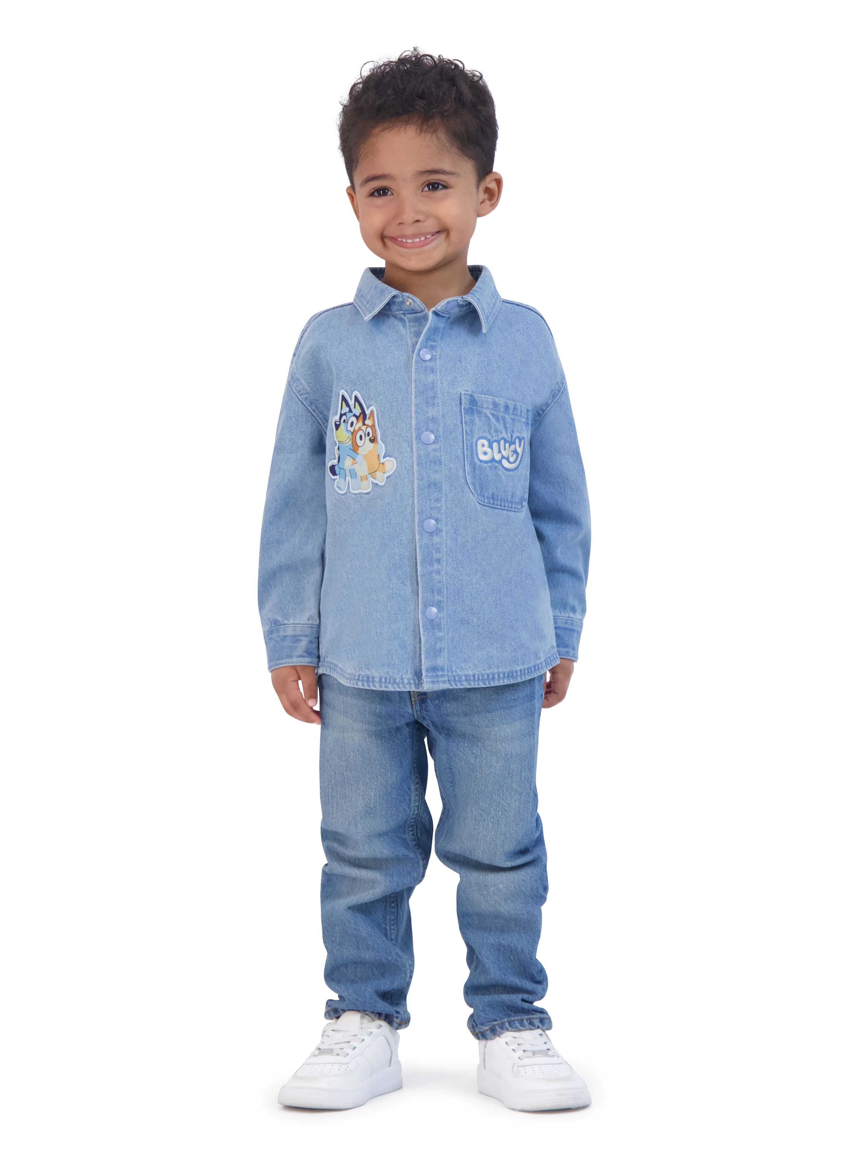 Bluey Toddler Boy Shacket, Sizes 12M-5T | Walmart (US)