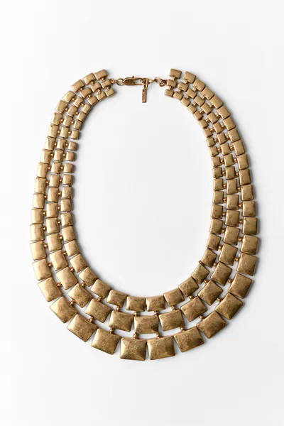 TRIPLE METAL PLATE NECKLACE | Zara US