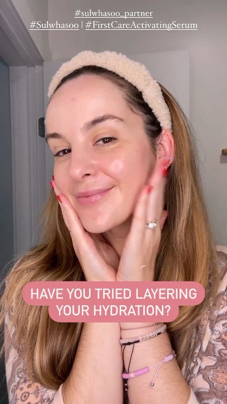 Have you tried layering your hydration? #sulwhasoo_partner |  I’ve been testing out this ritual by @sulwhasoo.us and I have to say my skin is SO happy. #Sulwhasoo #FirstCareActivatingSerum

After cleansing I use the First Care Activating Serum- this helps to visibly improve my skin’s hydration, brightness, radiance, translucency, visible wrinkles, and moisture barrier!

Next up, the Essential Comfort Balancing Water gives me an instant surge of hydration while also helping to balance the skin…

The Essential Comfort Balancing Emulsion provides an additional sheer layer of hydrating lotion that also provides moisture to the skin…

And finally the Essential Comfort Firming Cream improves the look of elasticity for a supple, bouncy complexion! 

Seriously just look at that glow. I’m obsessed.

This is a great regimen to use in conjunction with your “actives” to be sure you’re taking a stay back and nourishing the skin. 

Available now at us.sulwhasoo.com! Shop now on my @shop.ltk ! 

#ltkbeauty

#LTKbeauty