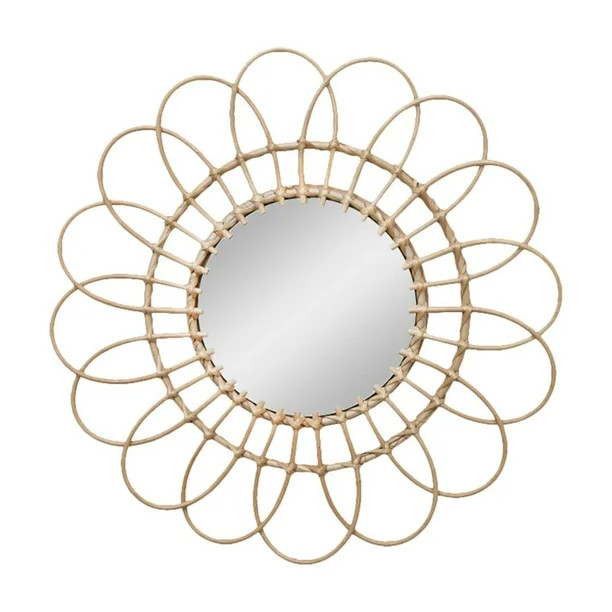 Wall Mirror Round Decorative Wicker Mirror for Home Decor | Walmart (US)
