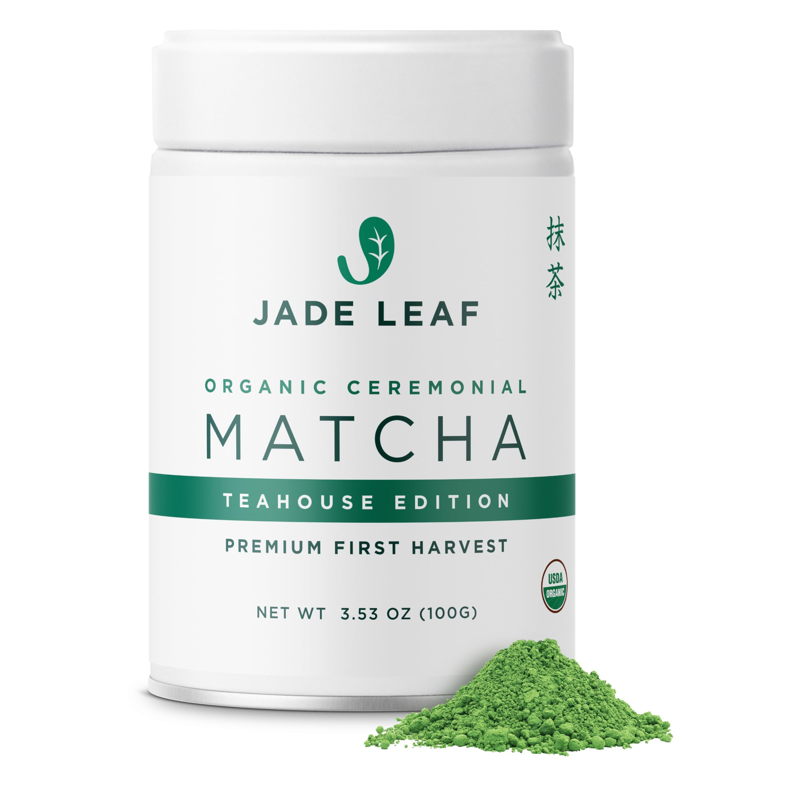 Jade Leaf Matcha Organic Ceremonial Grade Matcha Green Tea Powder - Authentic Japanese Origin - T... | Amazon (US)