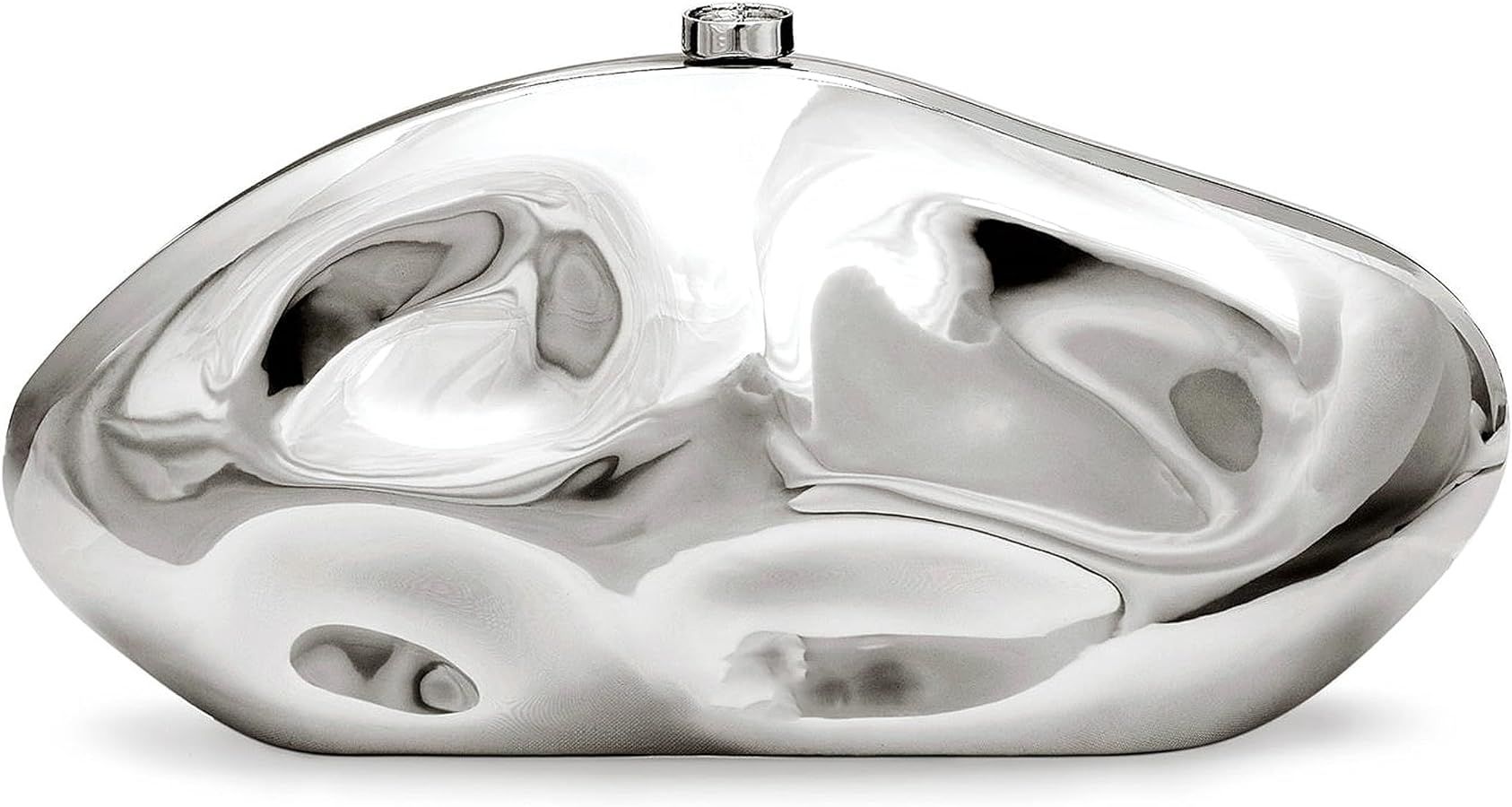 Acrylic Clutch Purse for Women Irregular Shell Evening Handbag for wedding party | Amazon (US)