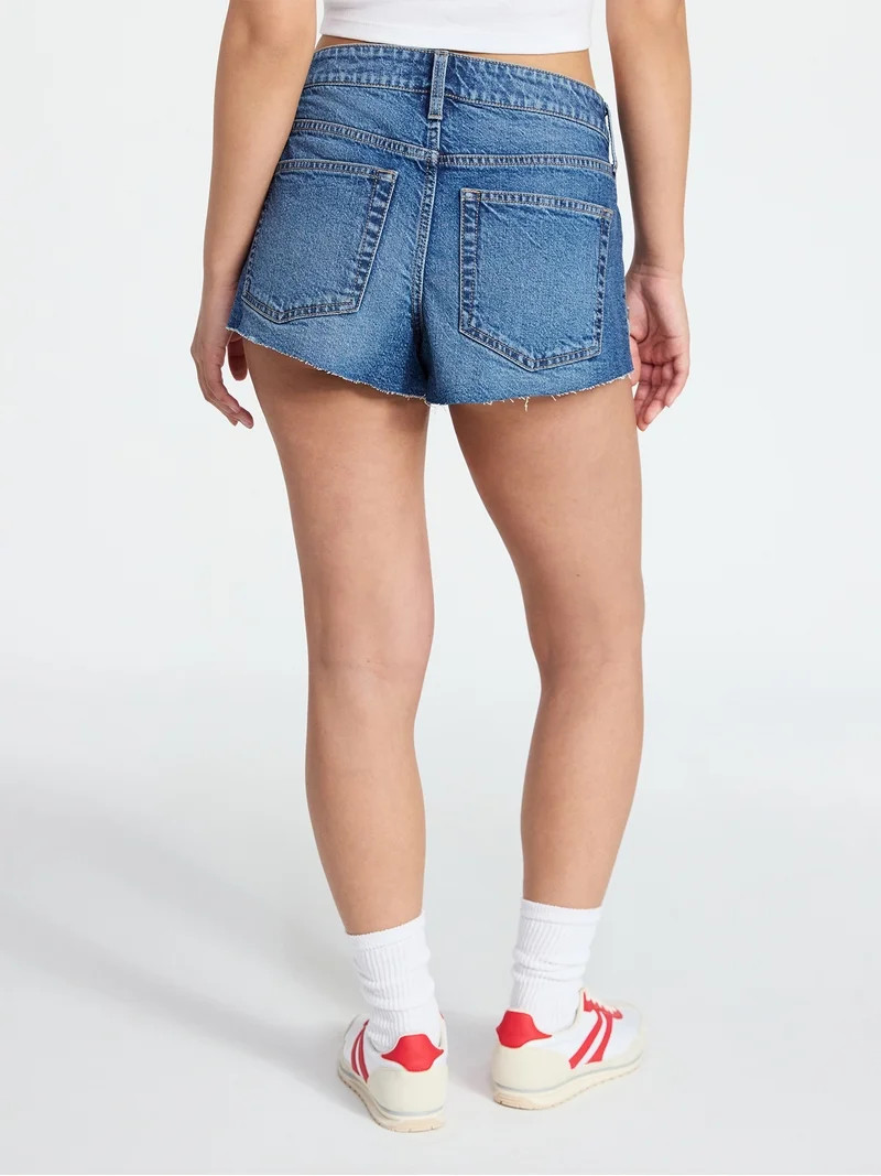 No Boundaries Low Rise Slouchy Shorts, Women's 00-20 | Walmart (US)