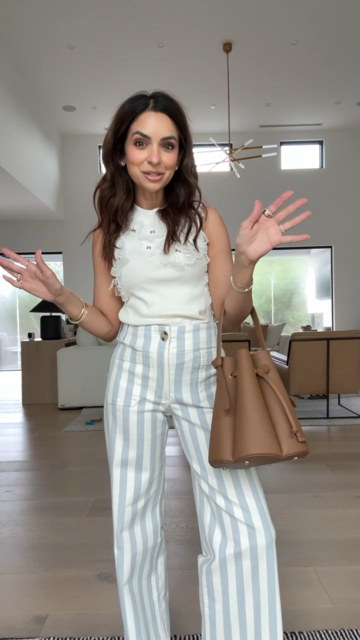 I love these Colette pants and the detail on this tank is stunning! 20% off orders $100+ at Anthropologie with code NASREEN20! Works on home & beauty too! @Anthropologie Wearing 24 p in pants & top is XXS p

#LTKootd #LTKSaleAlert #LTKSeasonal