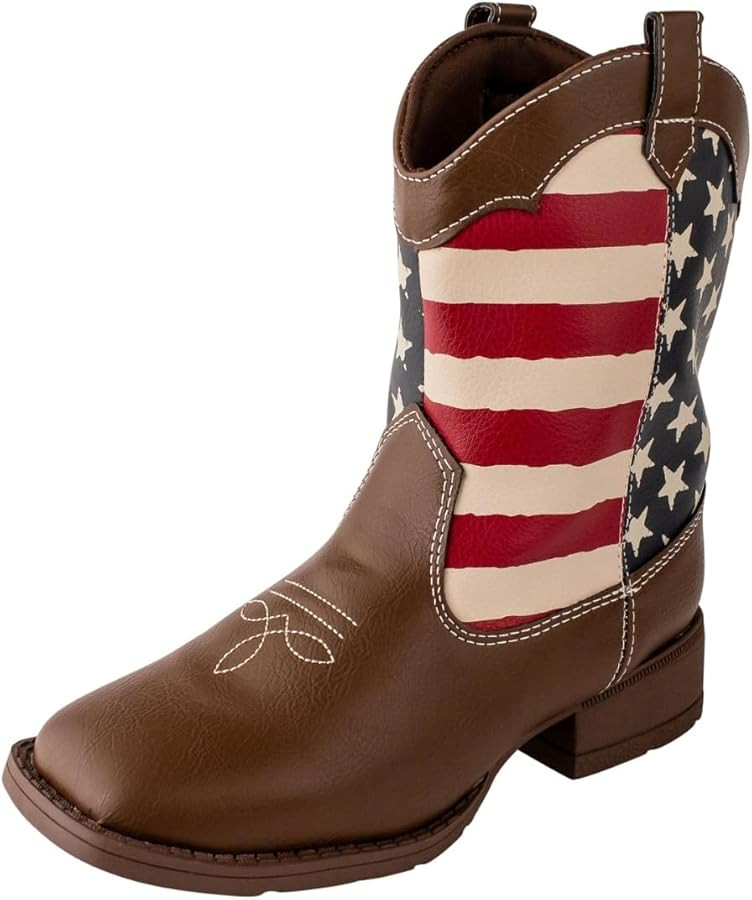 Baby Deer Kids Pointed Toe Western Boot | Amazon (US)
