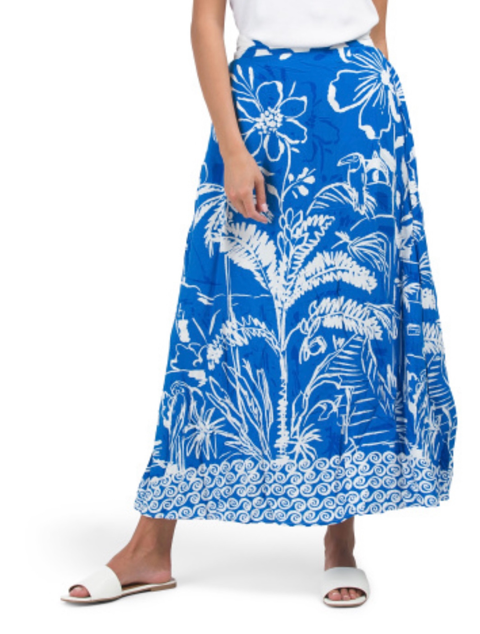 Gorgeous tropical blue maxi skirt under $20!

#LTKFindsUnder50 #LTKSeasonal #LTKTravel