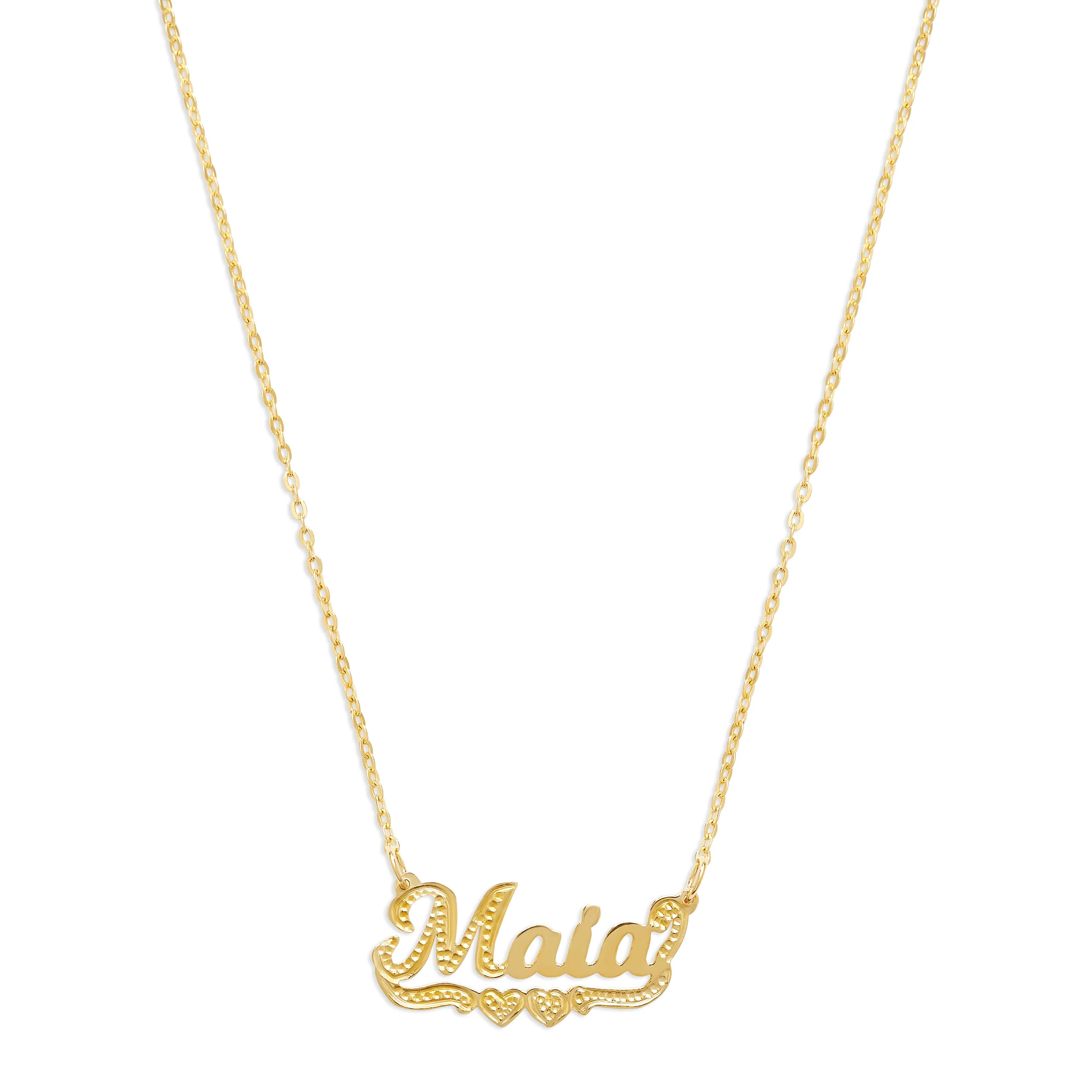 Mini Classic Nameplate Necklace - The M Jewelers | The M Jewelers