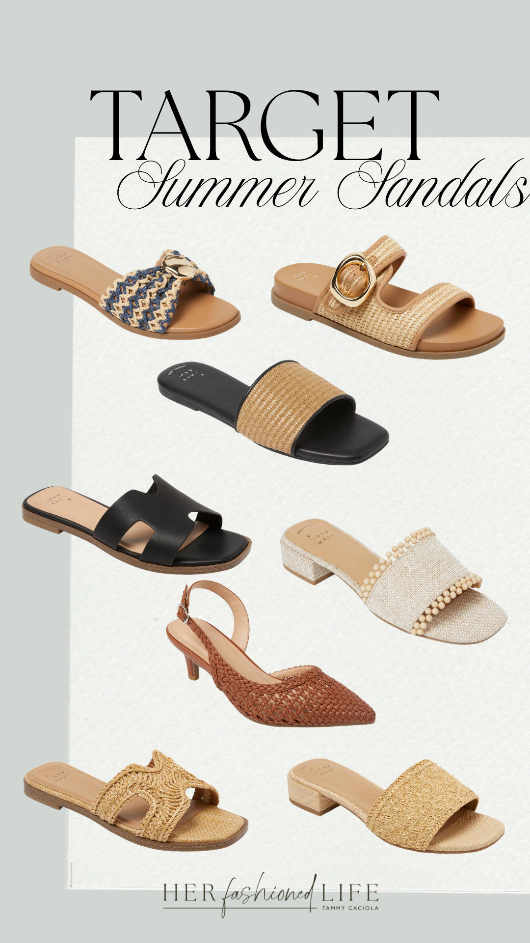 Stylish sandals for less at Target! #Summer #Sandals #TargetFinds 

 #LTKootd #LTKSeasonal