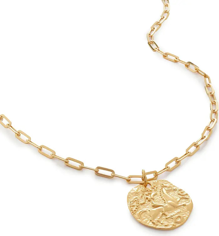 Monica Vinader Goddess Coin Pendant Necklace | Nordstrom | Nordstrom