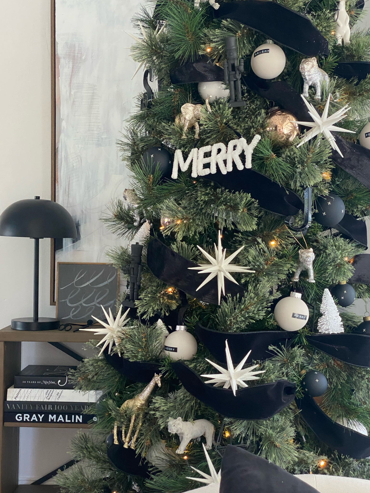 Christmas tree ribbon, lights, + ornaments 🌲✨

#LTKSeasonal #LTKHoliday #LTKhome