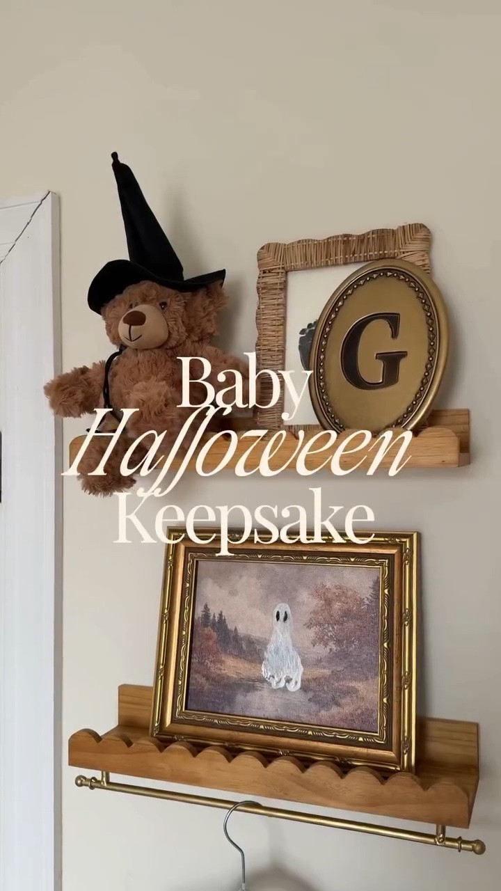 the cutest Halloween decor 🥹👻 #babykeepsake #halloween #halloweendecor #babyroom #babytok