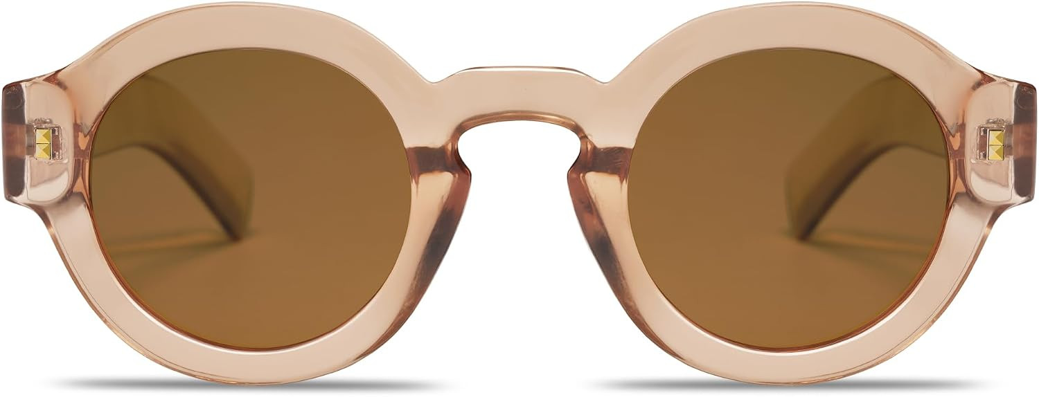 VANLINKER Vintage Round Polarized Sunglasses for Women Men Trendy Shades Retro Circle Sun Glasses VL9743 | Amazon (US)