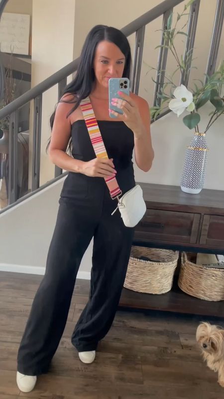 2 easy ways to wear a summer jumpsuit! 🖤 

I sized up to a M the jumpsuit, as I typically do need to size up in Wild Fable. It fits perfect and even a little long for me at 5’5” which I love. Also comes in red, olive, brown and white!


Target, jumpsuit style ideas, crossbody bag, summer bag, summer outfit, sneakers outfitt

#LTKFindsUnder50 #LTKStyleTip #LTKVideo