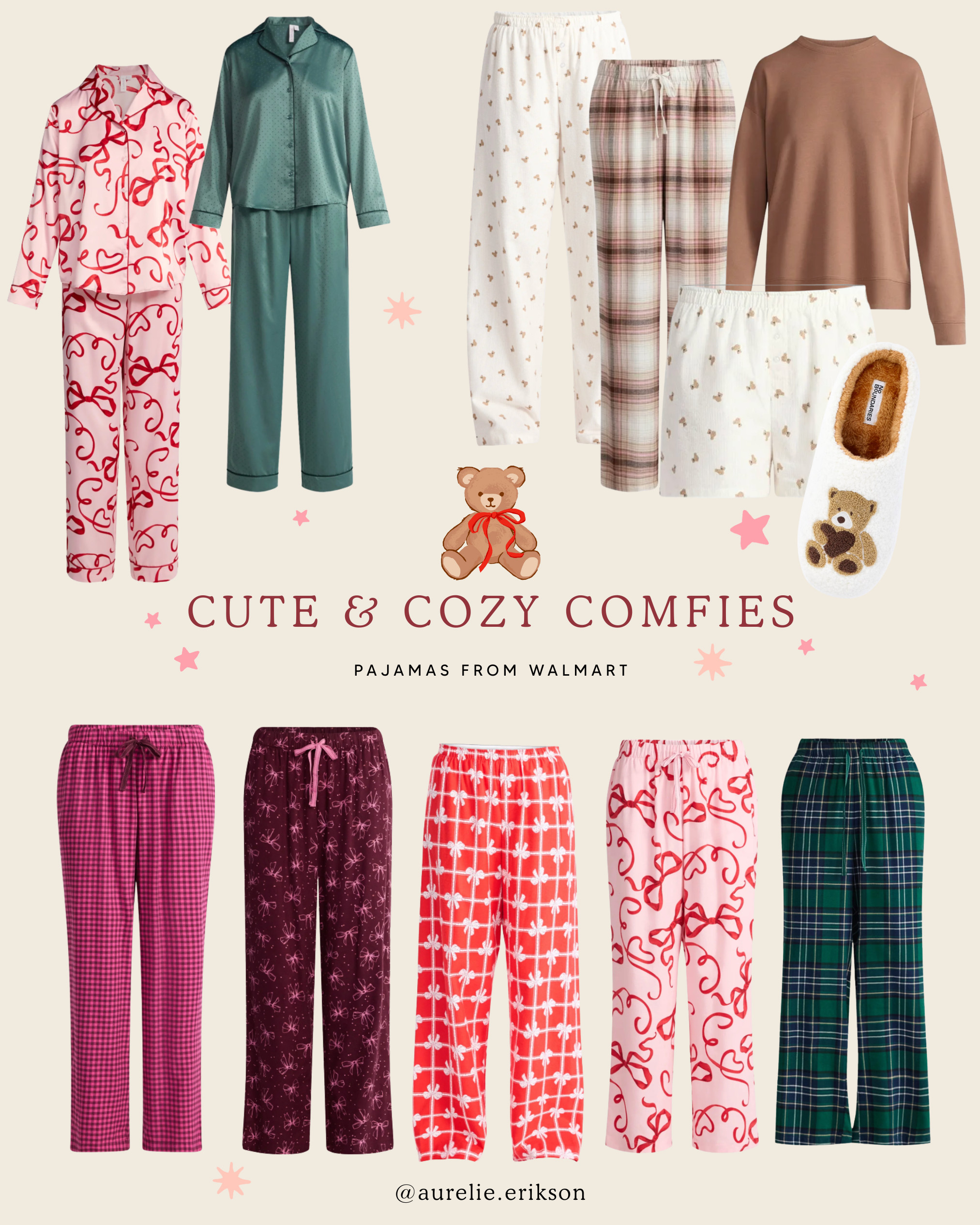 Walmart with the cutest and coziest pajamas!  

 #LTKHoliday #LTKSeasonal #LTKFamily