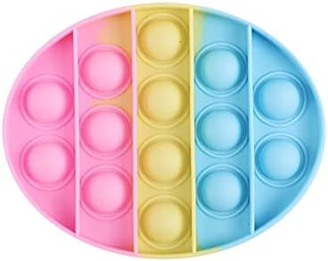 SOOKABEILA Colorful Easter Eggs Pop Funny Stress Relief Sensory Popper Push Silicone Bubbles Anti-An | Amazon (CA)