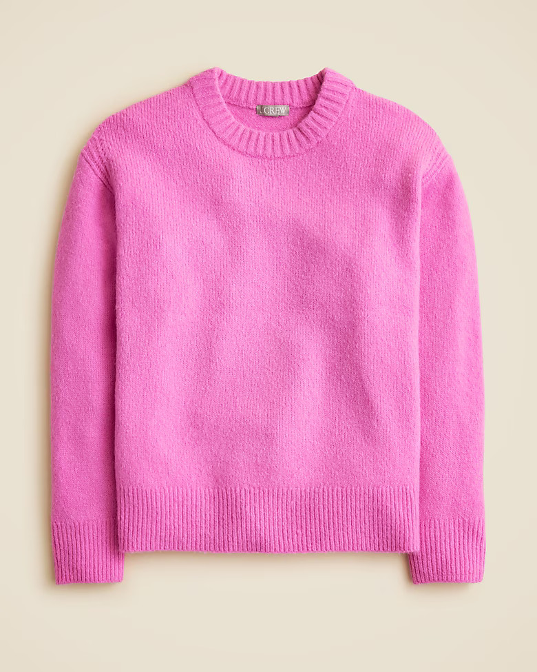 Relaxed crewneck pullover | J. Crew US