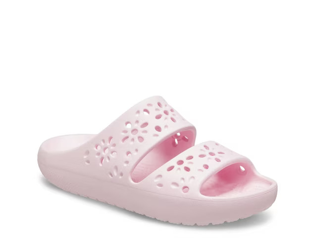 Crocs Classic Floral Slide Sandal | DSW