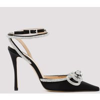 Mach&Mach Escarpins, Double Bow Sandal en noir - Talons hautspour dames | Fashionette (FR)