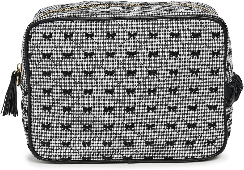 Stoney Clover Lane Women's Large Pouch, Black and White, One Size | Amazon (US)