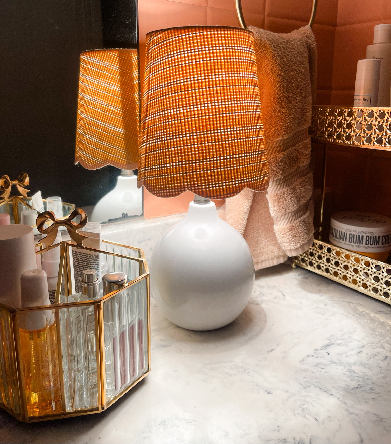 This super inexpensive lamp has completely changed the mood in my bathroom. I just love to turn it on, play some tunes, light a candle and relax in a bath 🫧 

#LTKHome