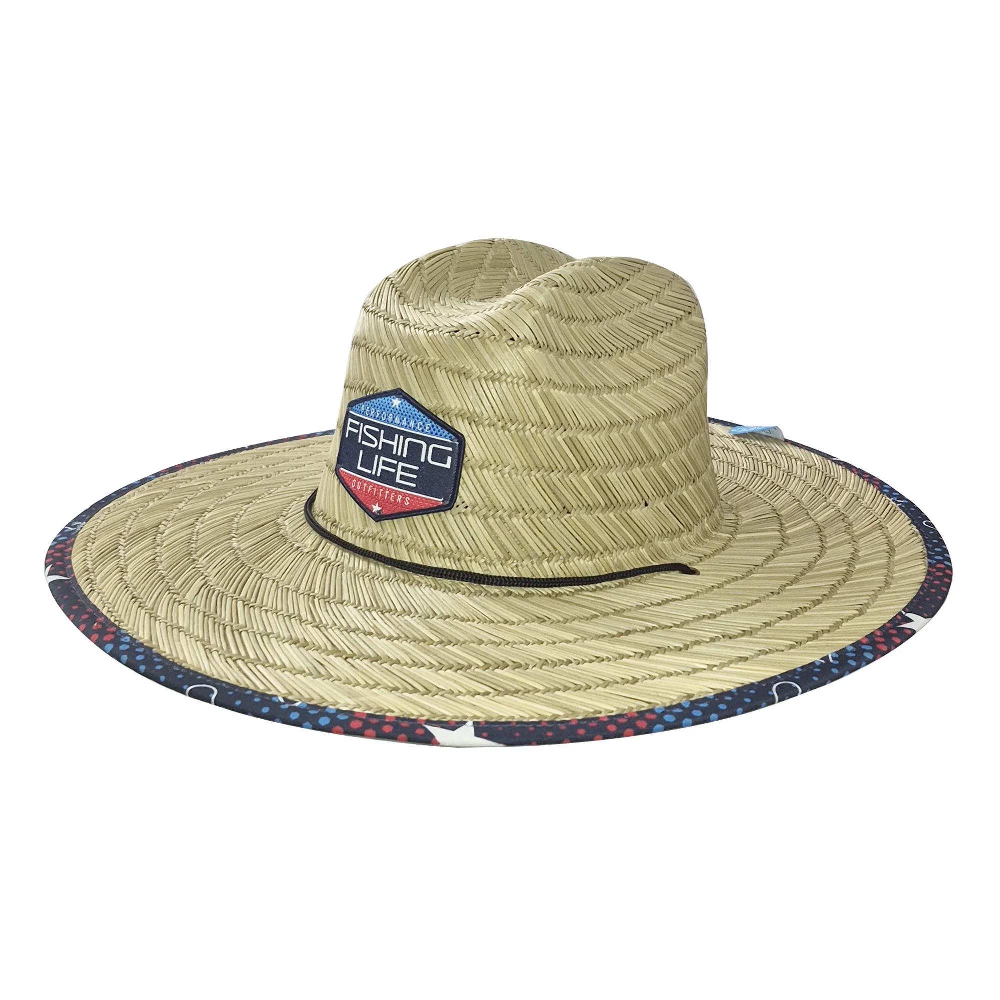 Fishing Life U.S. Performance Hat Straw Lifeguard Hat - Adult Unisex - Walmart.com | Walmart (US)