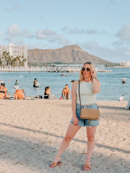 
Vacation mode activated! I never wear color at home but I’m loving this shade of green right now

Vacation outfit, resort wear, shorts, spring outfit, travel outfit  

#LTKtravel #LTKstyletip #LTKSeasonal