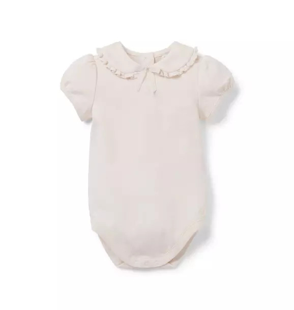 Baby Bow Collared Bodysuit | Janie and Jack