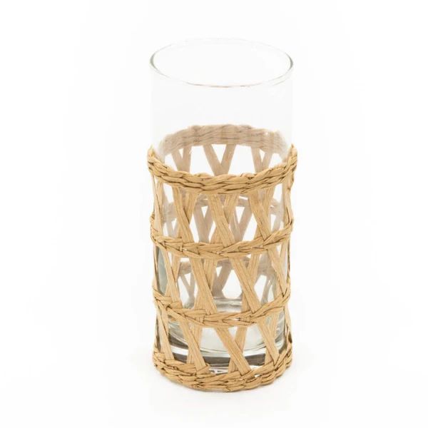 Island Wrapped Ice Tea Cup, Natural | The Avenue