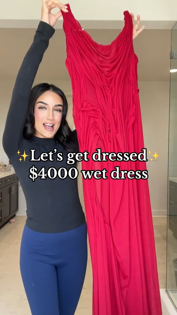 Wearing the wet dress but in red! I also added the mini version below

#LTKbeauty #LTKstyletip #LTKshoecrush