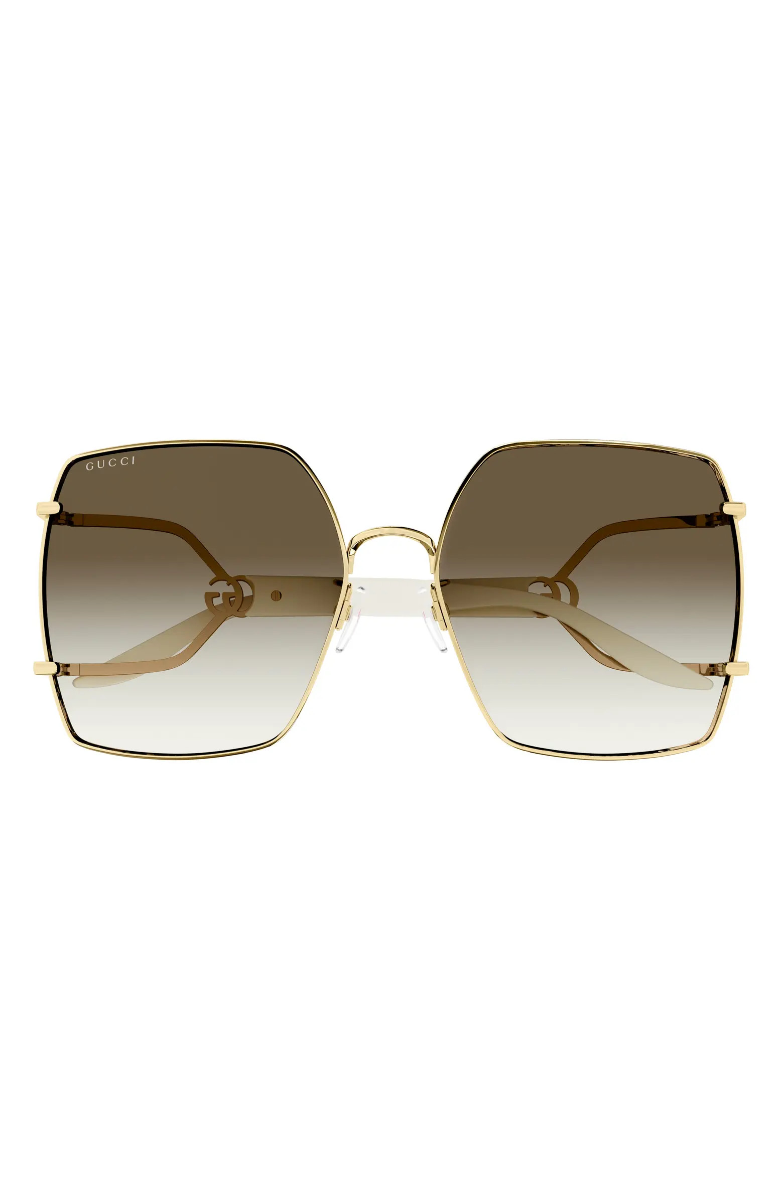 61mm Rectangular Sunglasses | Nordstrom