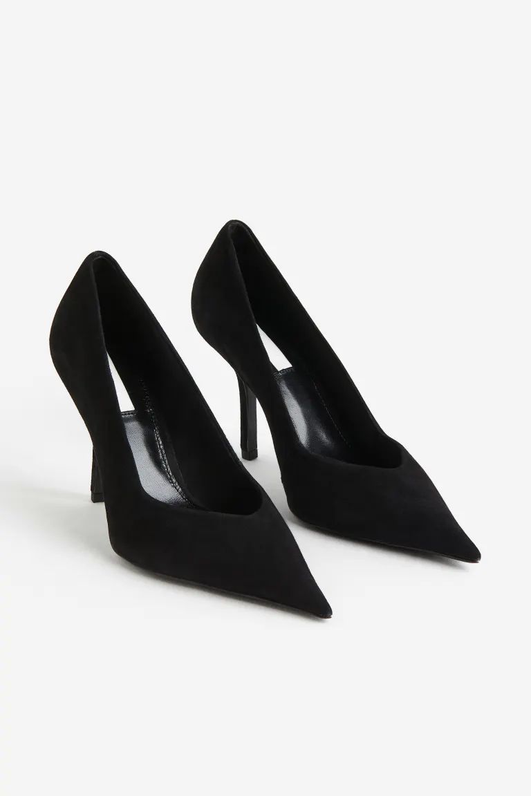 Suede court shoes | H&M (UK, MY, IN, SG, PH, TW, HK)