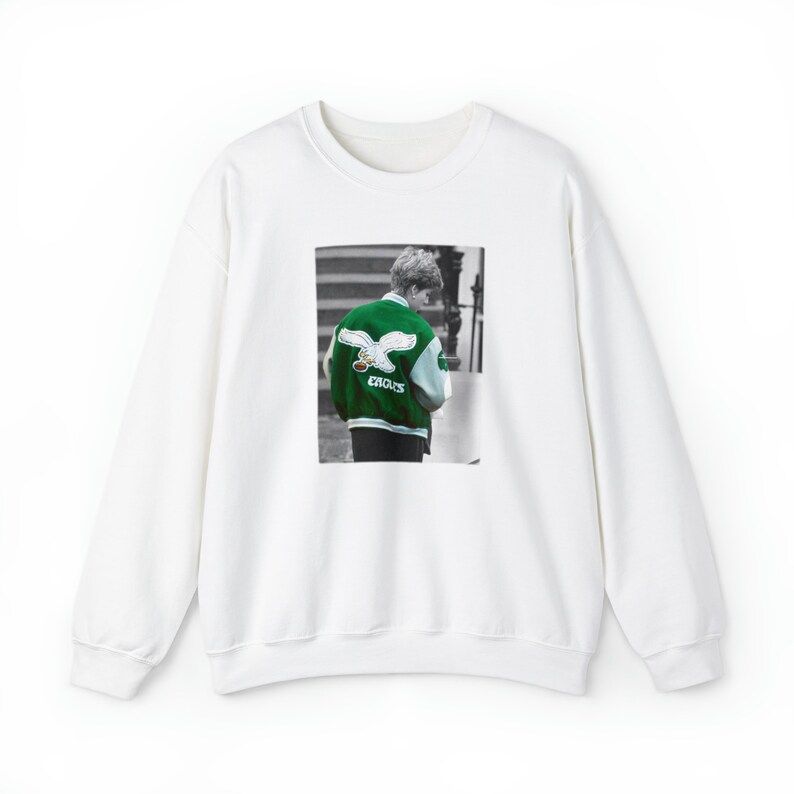 Lady Diana Back X Philadelphia Eagles Fan Sweatshirt Buy One Size up for Oversize Look - Etsy | Etsy (US)