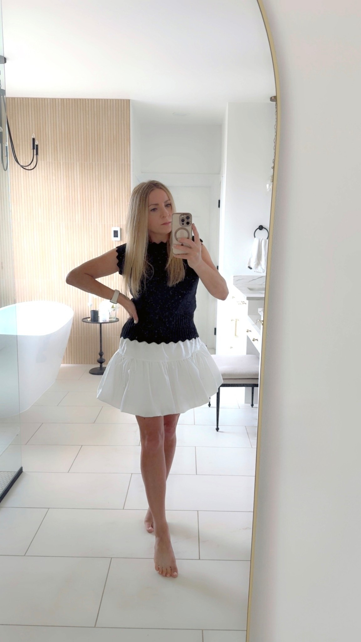 Perfect little bubble mini skirt.

#LTKFindsUnder50 #LTKSaleAlert #LTKPetite