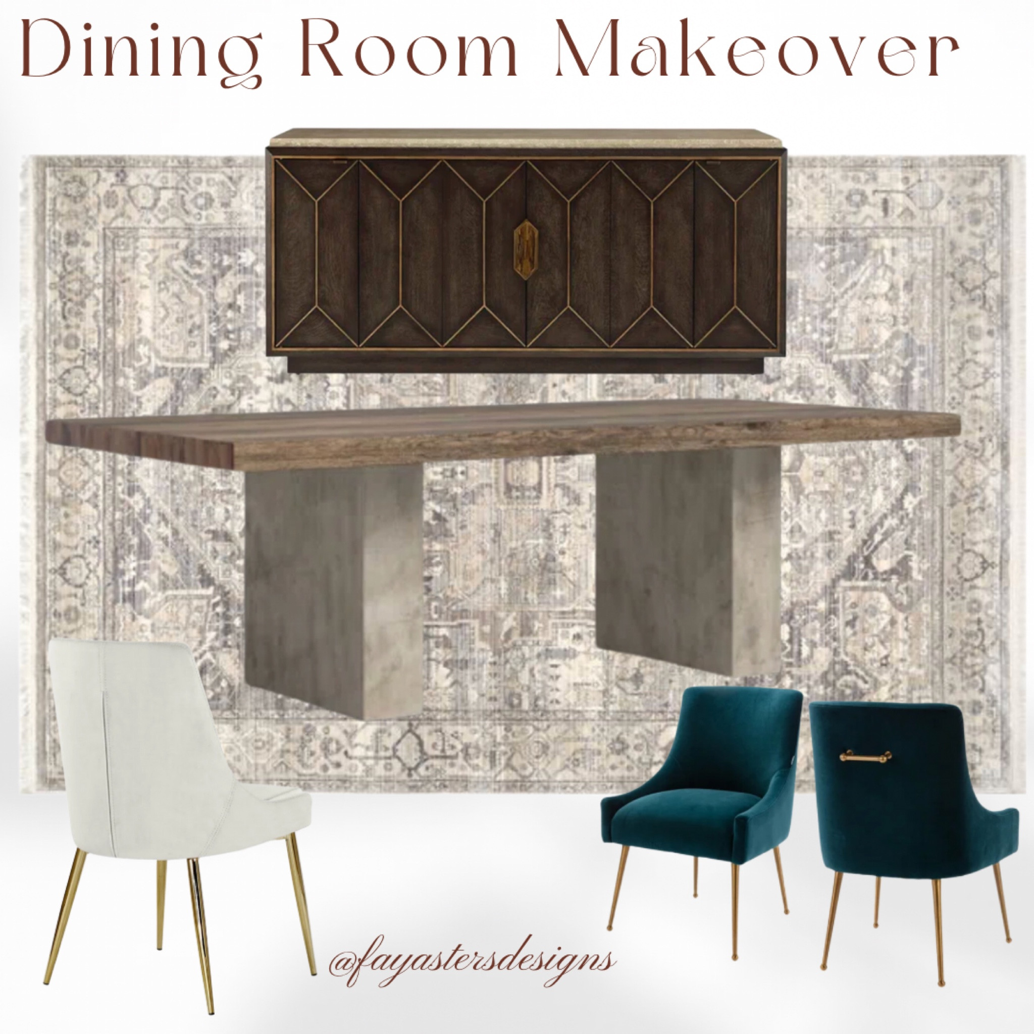 Dining Room Makeover

#wayfair #hoemgoods #homesense #tjmaxx #rugsusa

#LTKhome