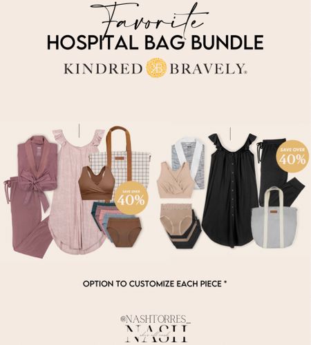 Kindred Bravely’s Labor and Delivery bundle is my favorite purchase this season! Everything you need in your hospital bag in one place — includes a robe, nursing bra, universal, hospital grade delivery gown, post parting underwear , comfortable postpartum pants and a tote perfect to pack your hospital must haves. Perfect gift for the mom to be! 

#LTKbump #LTKGiftGuide #LTKbaby