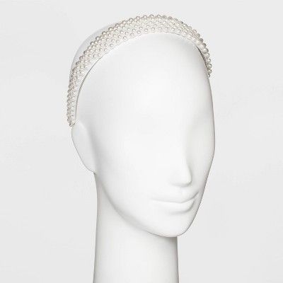 SUGARFIX by BaubleBar Modern Pearl Headband - Pearl | Target