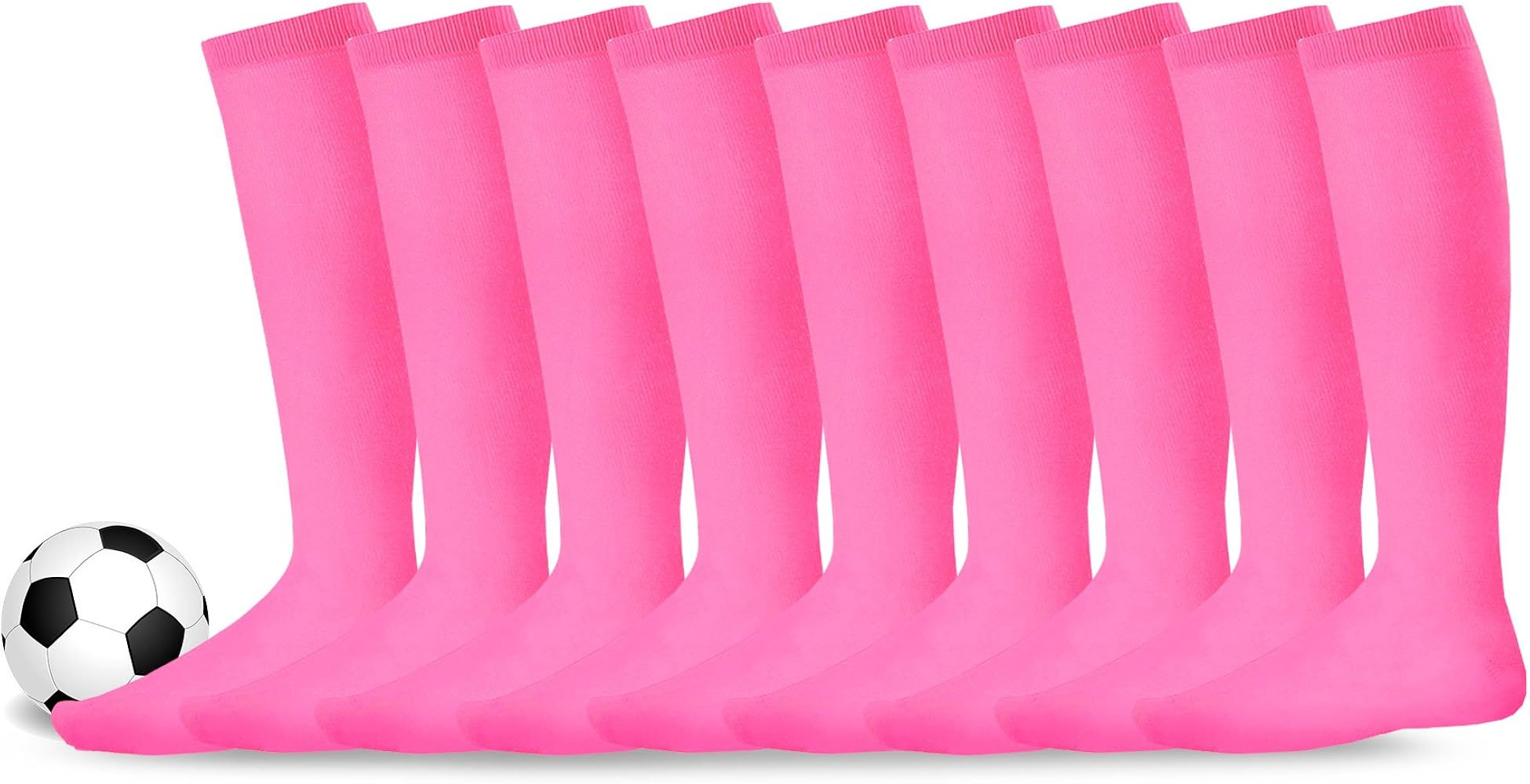 Soccer Athletic Team Sports Knee High Tube Socks Softball Baseball Kids Women Men Unisex | Amazon (US)
