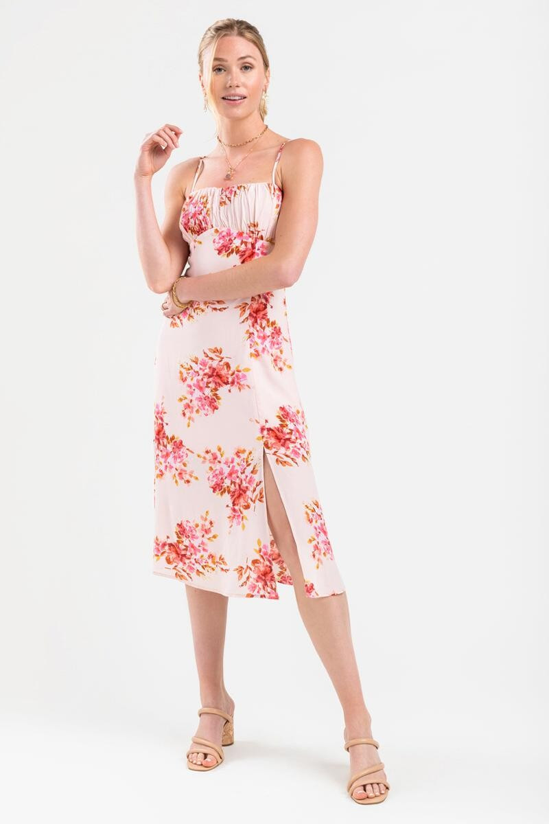 Sherry Floral Midi Dress | Francesca’s Collections
